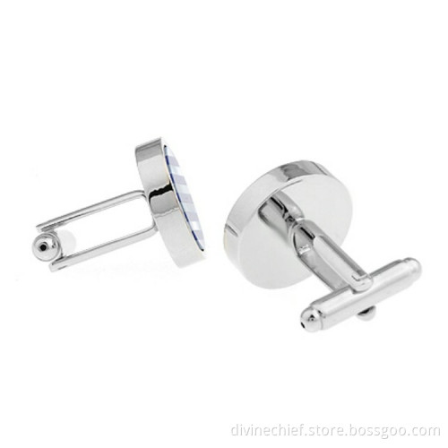 Make Custom Round Shape Cufflinks Wholesale Cufflinks For Mens Shirts